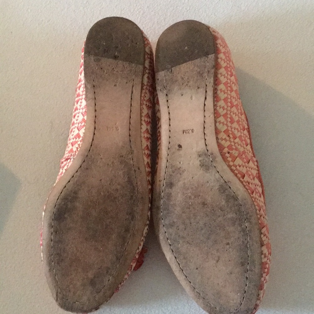 Jack Rogers Worth II Raffia in Rose - Picture 2 of 3